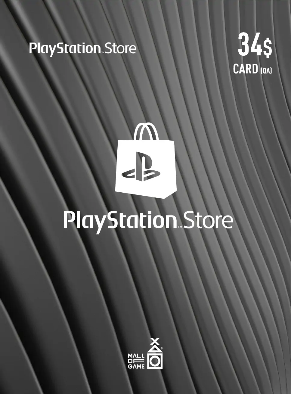 PlayStation™Store USD34 Gift Cards (QA)